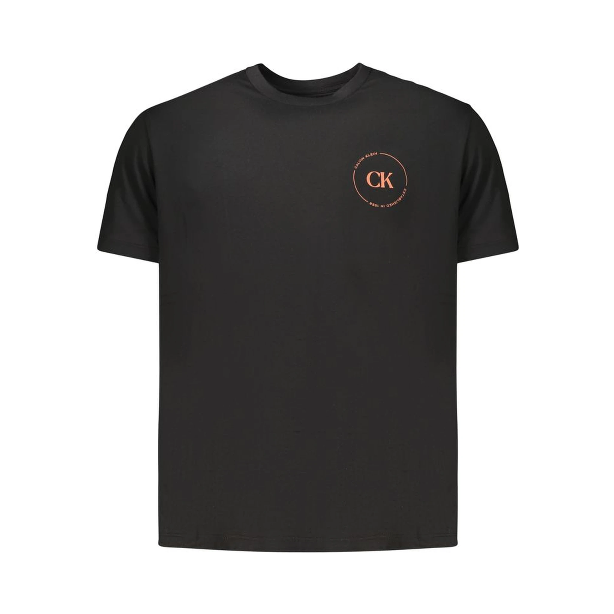 Black Cotton Men's T-Shirt