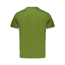 Green Cotton Mens T-Shirt
