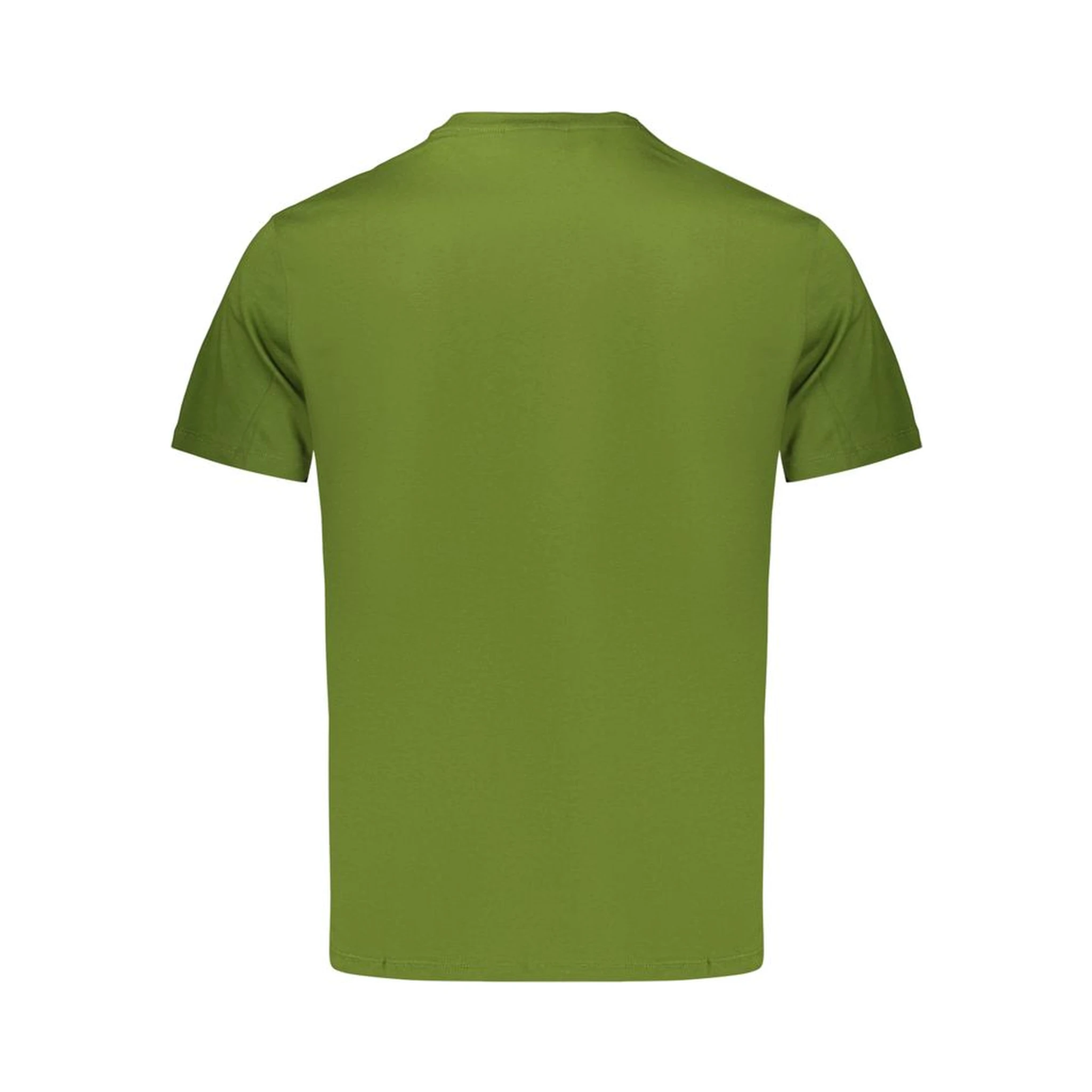 Green Cotton Mens T-Shirt
