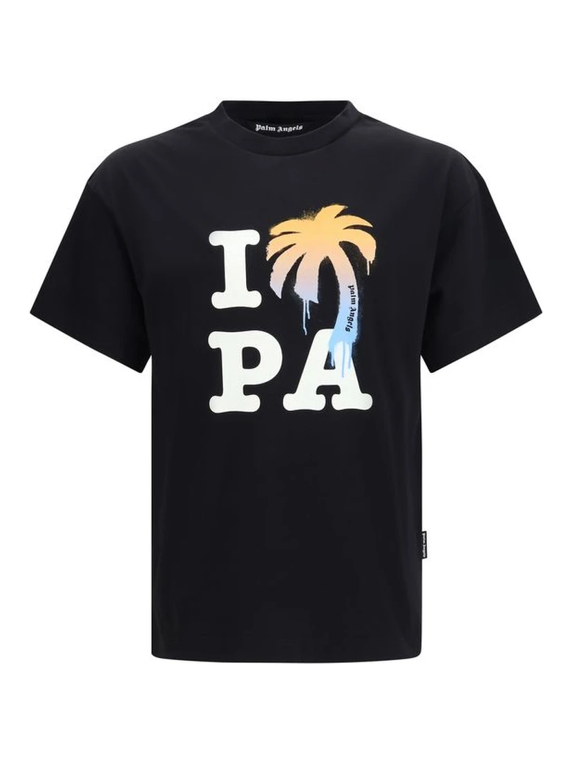 Black Cotton T-Shirt