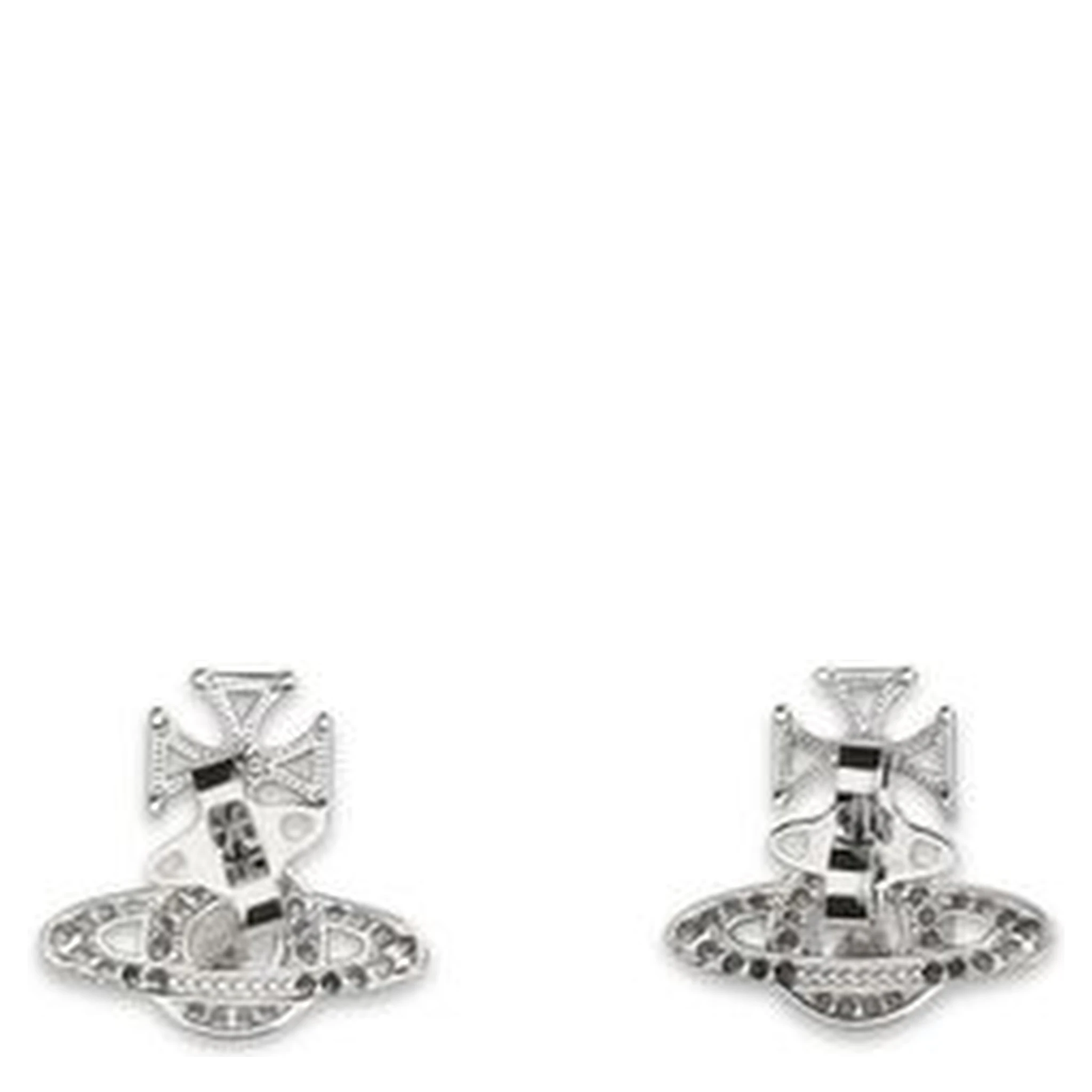 Silver Metal Earrings