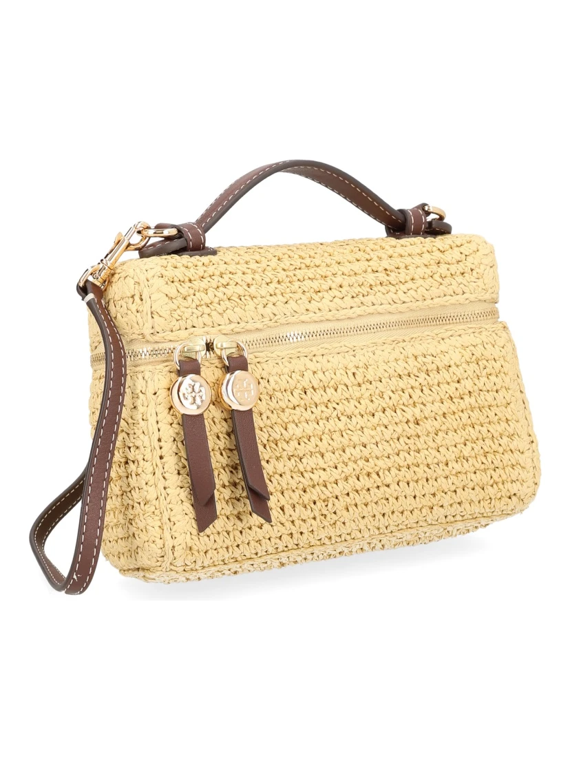 BORSA IN RAFIA CON TRACOLLA