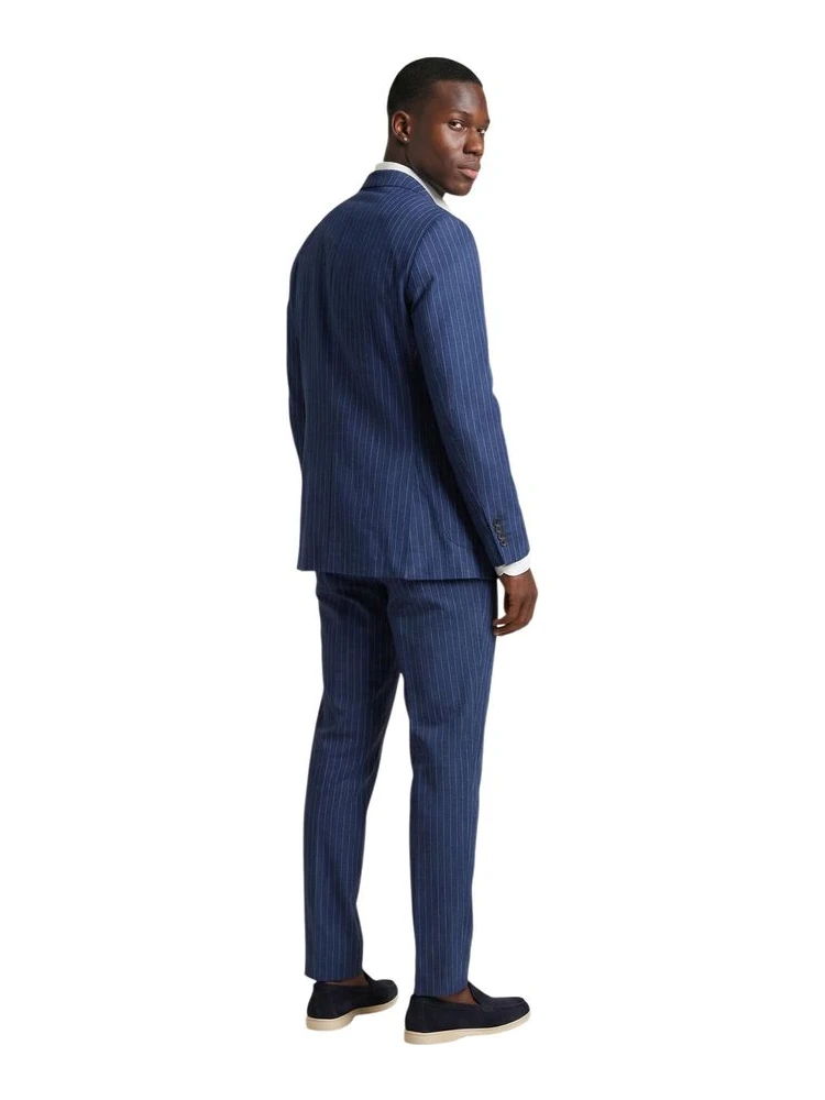 Blue Polyester Two-Piece Suit alternative