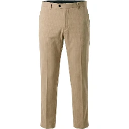 Beige Polyester Two-Piece Suit