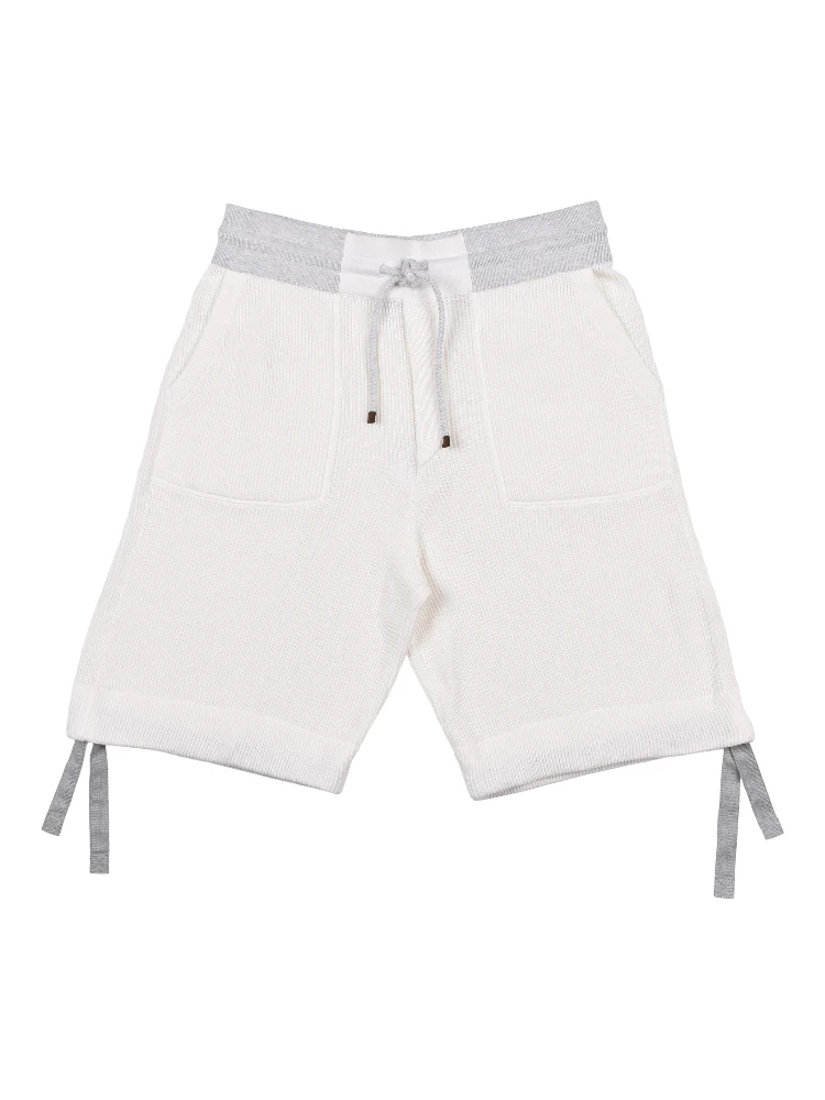 Bicolor Cotton Joggers (Workout Pants)