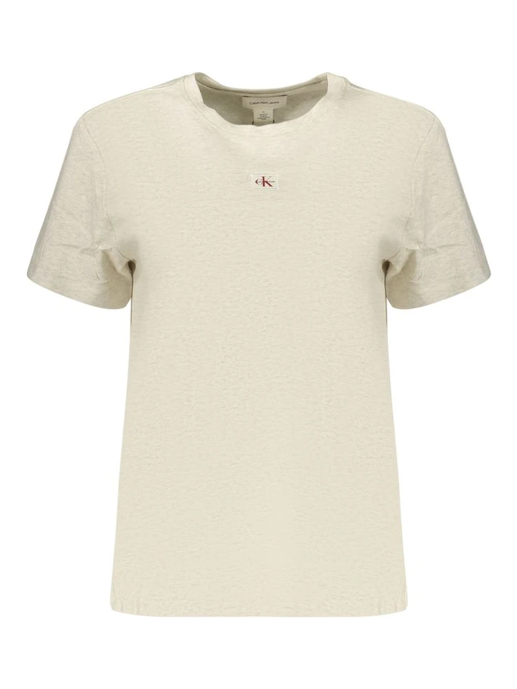Gray Cotton Women's T-Shirt
