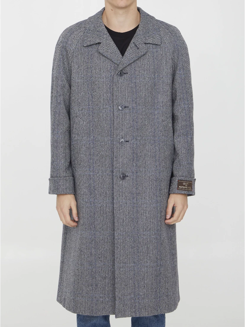 Houndstooth coat