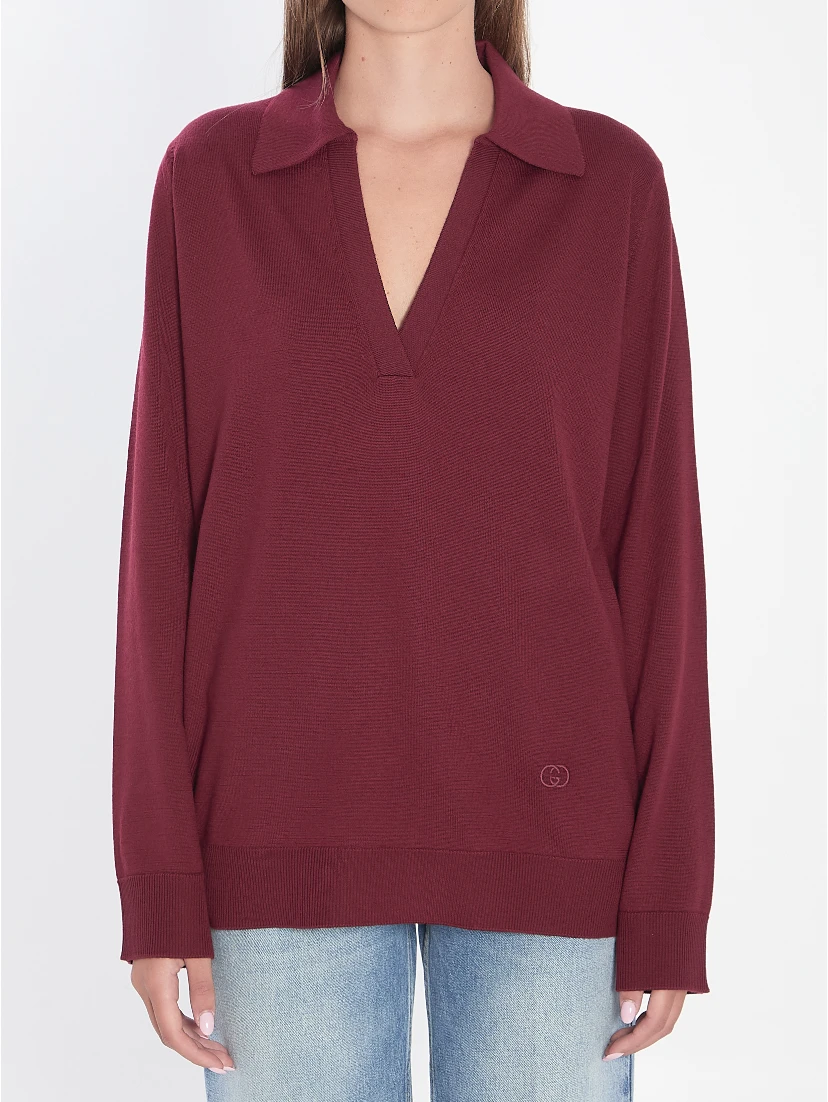 Wool polo