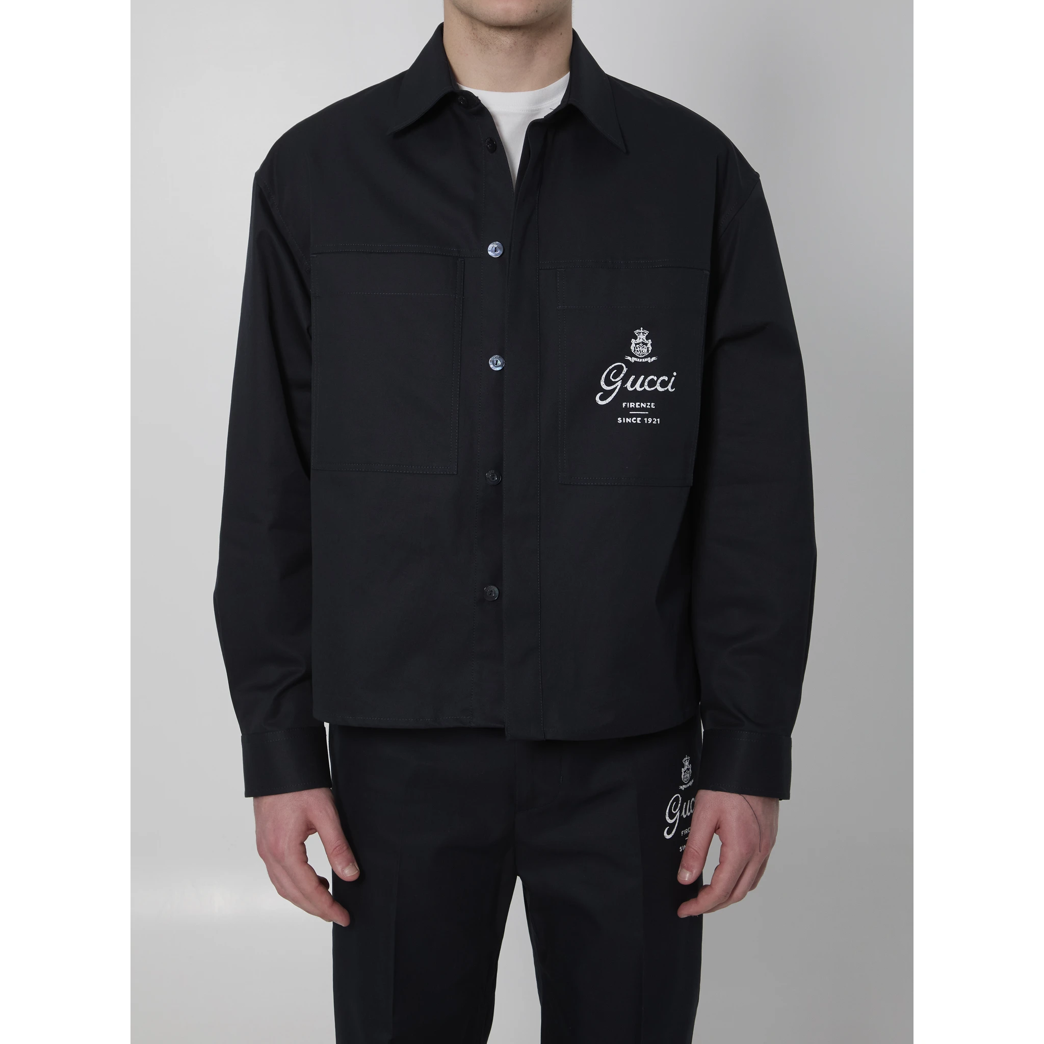 Cotton twill shirt