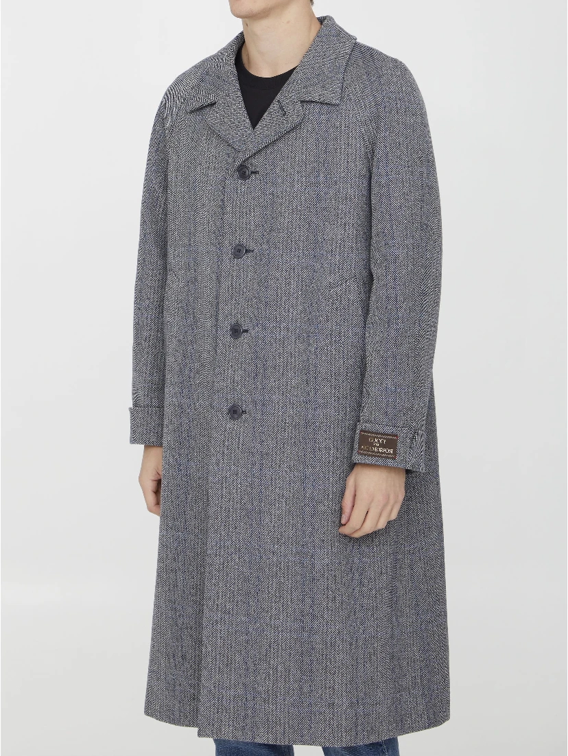 Houndstooth coat