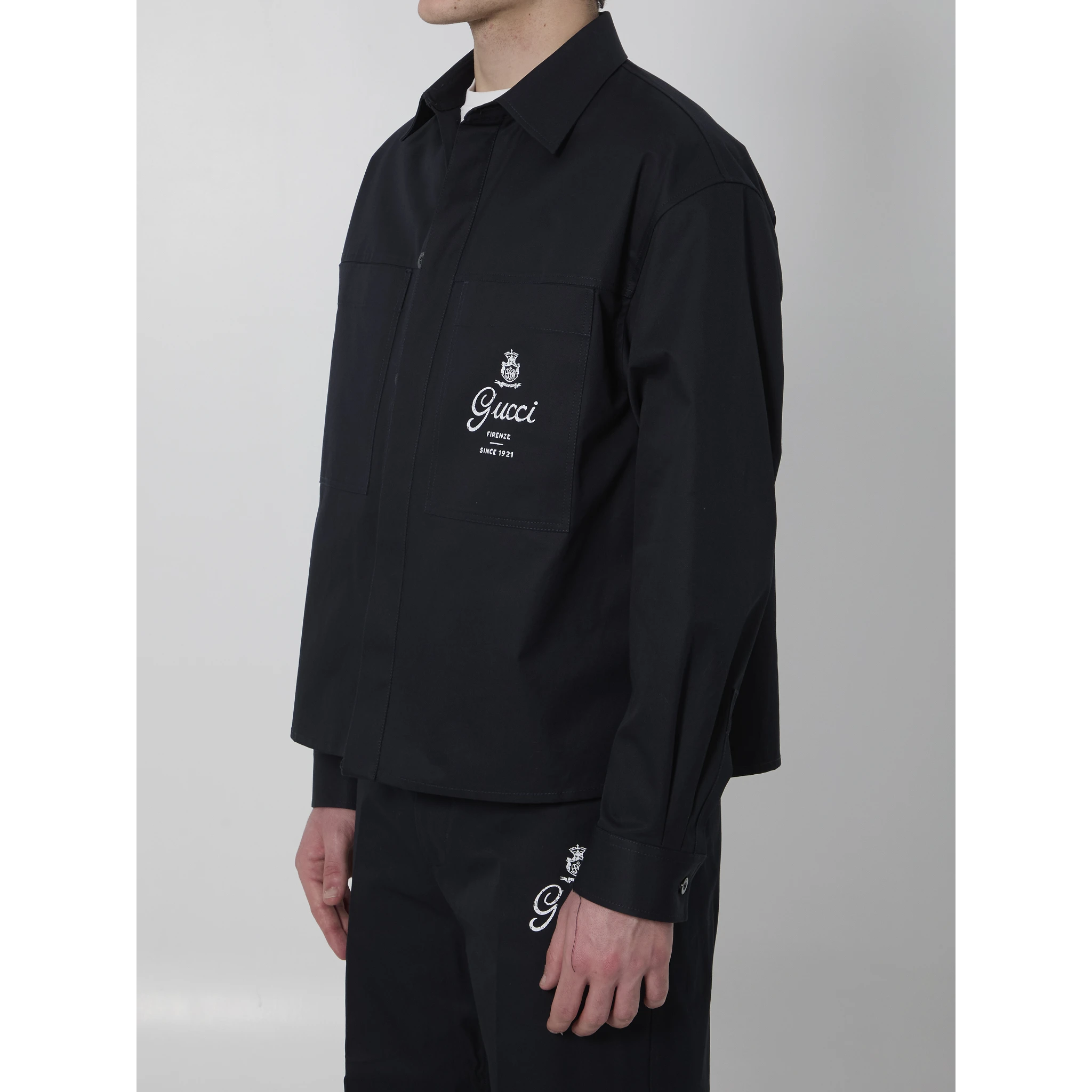 Cotton twill shirt