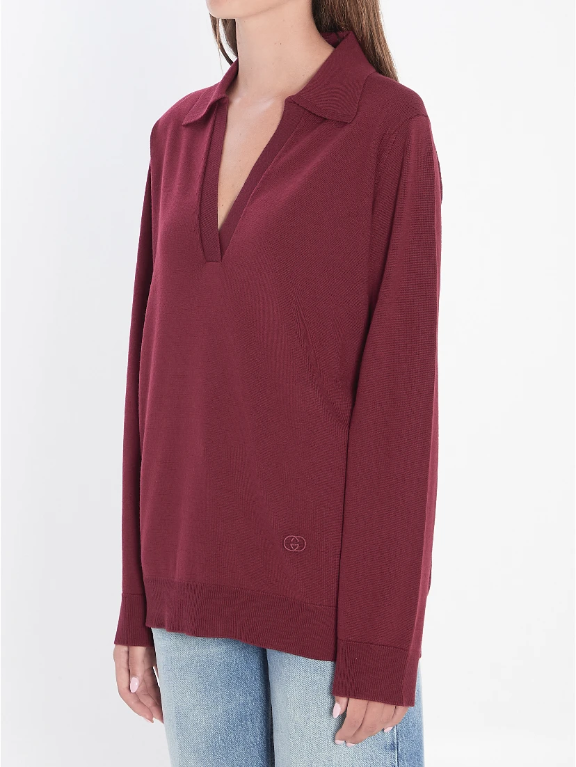 Wool polo