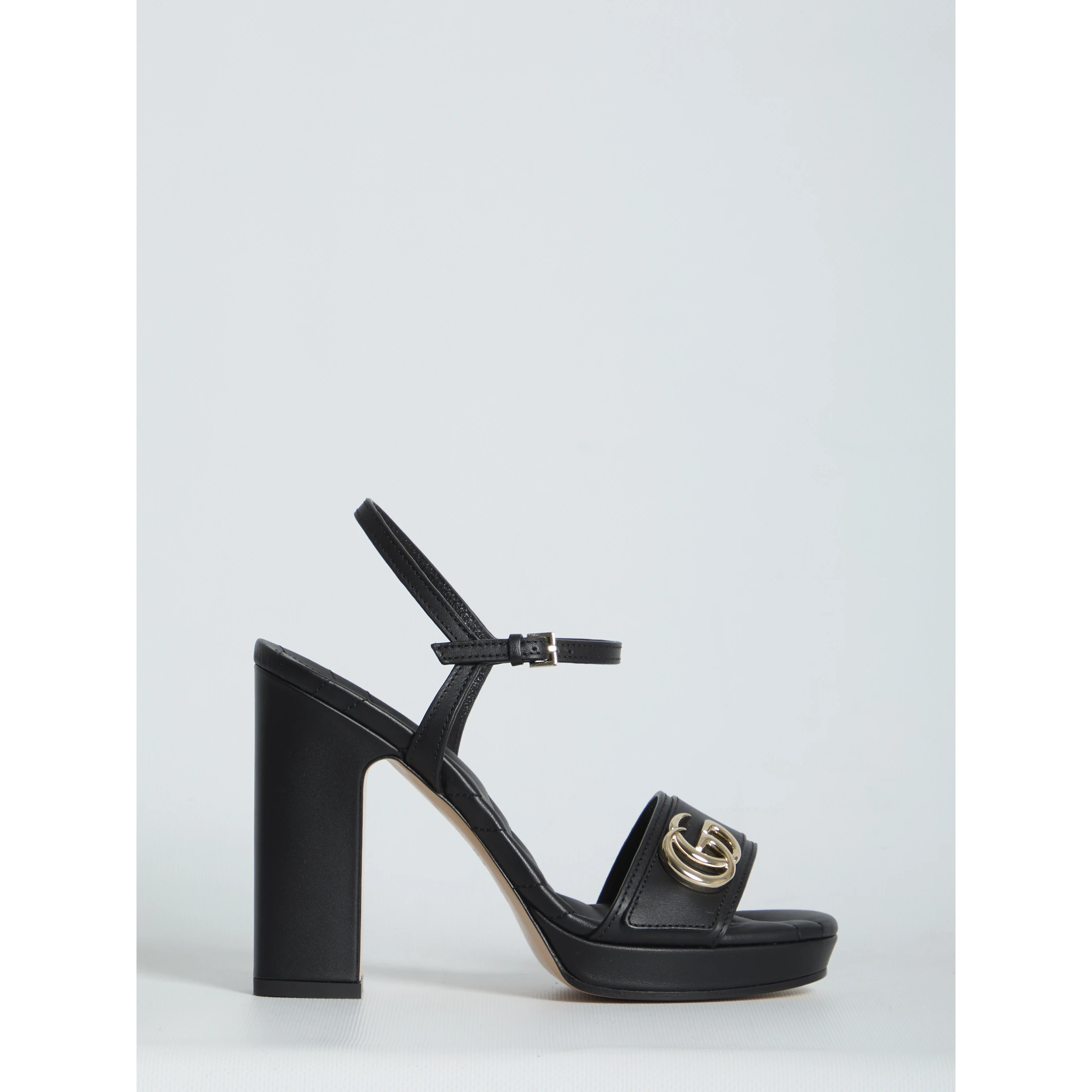 Sandals with platform and double G
