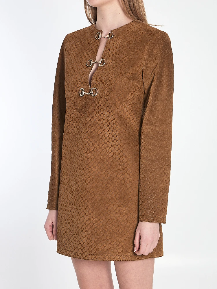 GG suede mini dress alternative