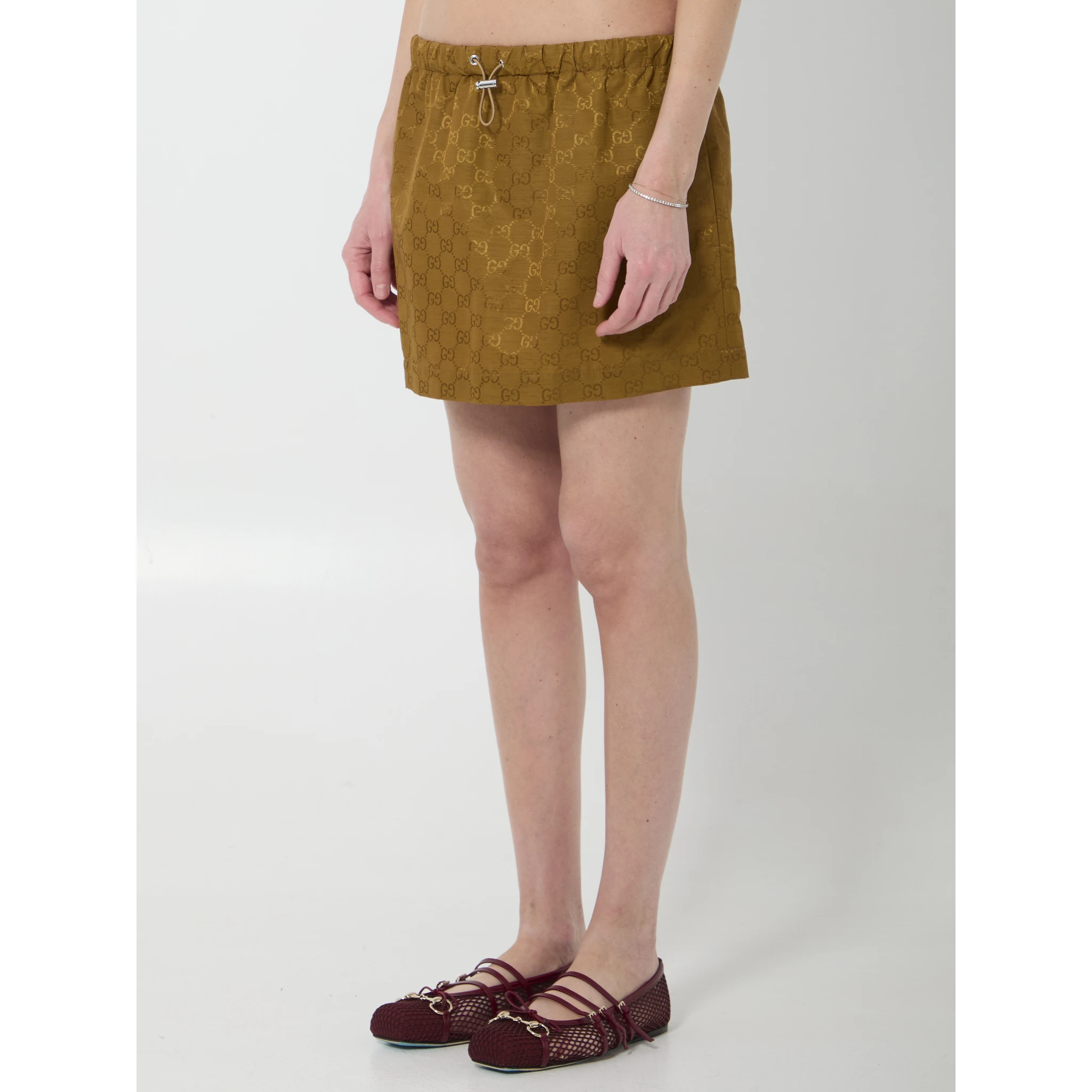 GG nylon skirt