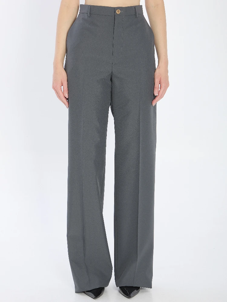 Technical panama trousers