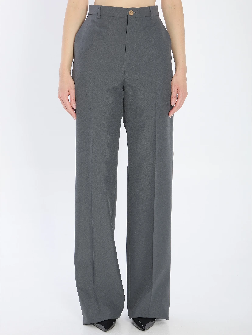 Technical panama trousers