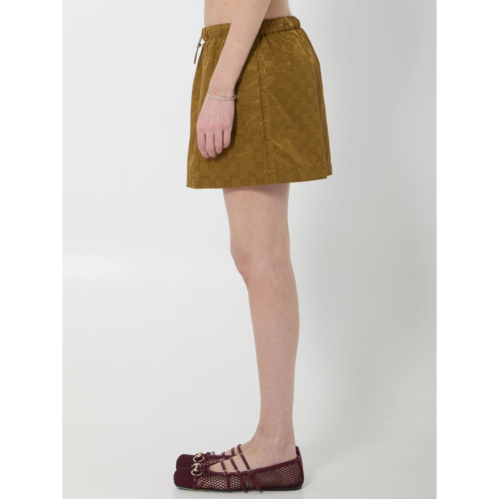 GG nylon skirt