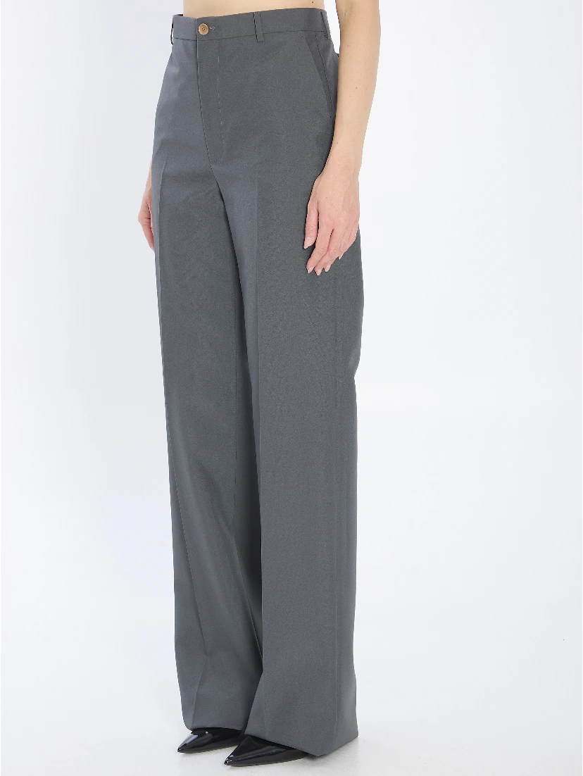Technical panama trousers