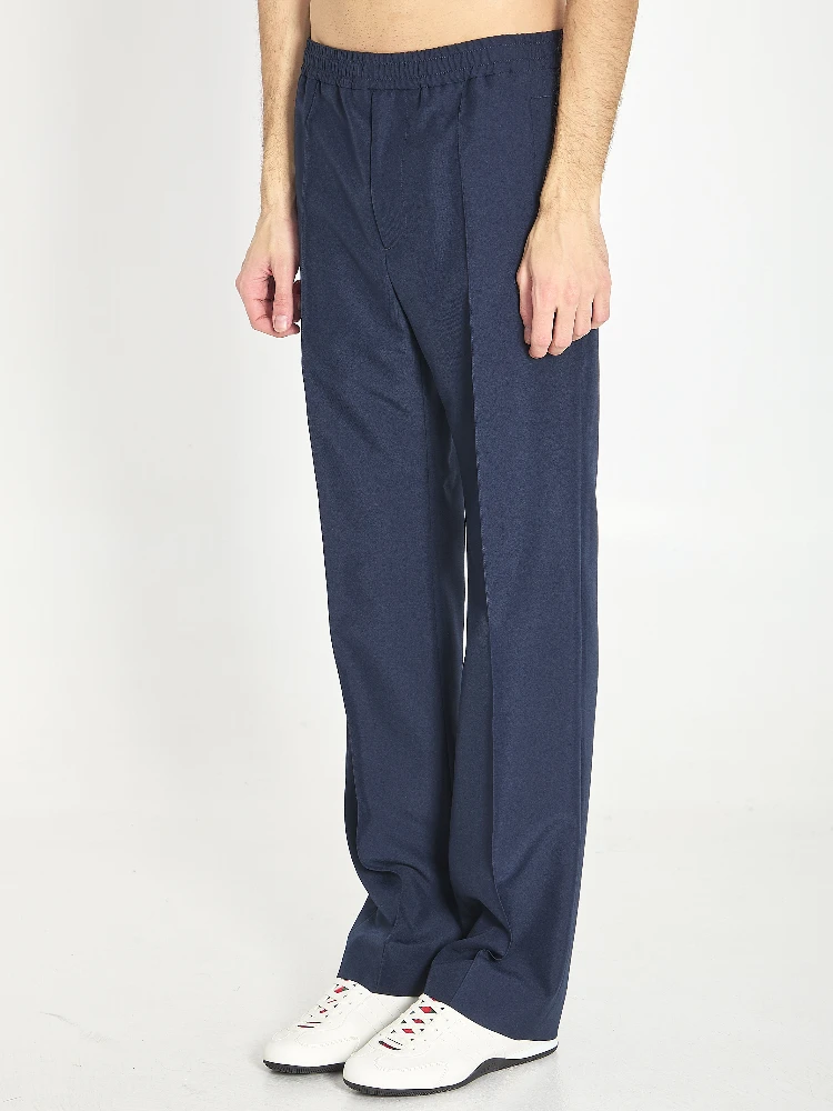 Sport trousers in technical panama alternative