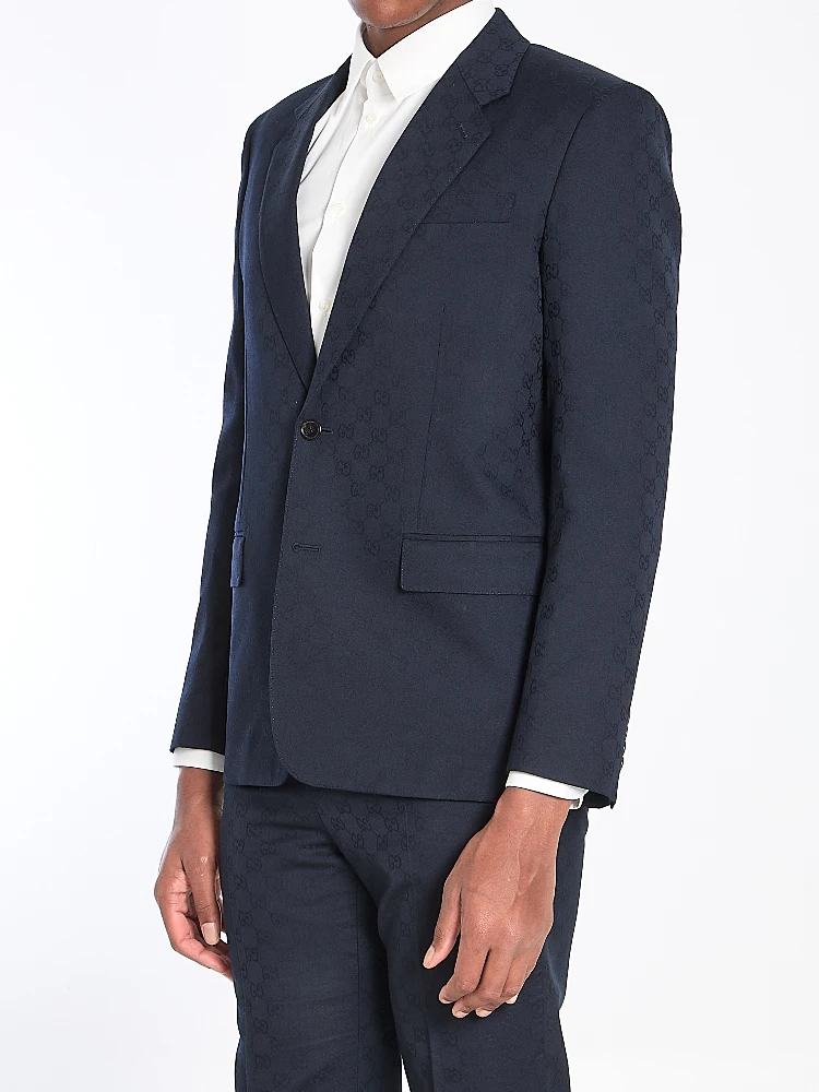 GG wool jacquard suit alternative