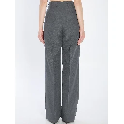 Technical panama trousers