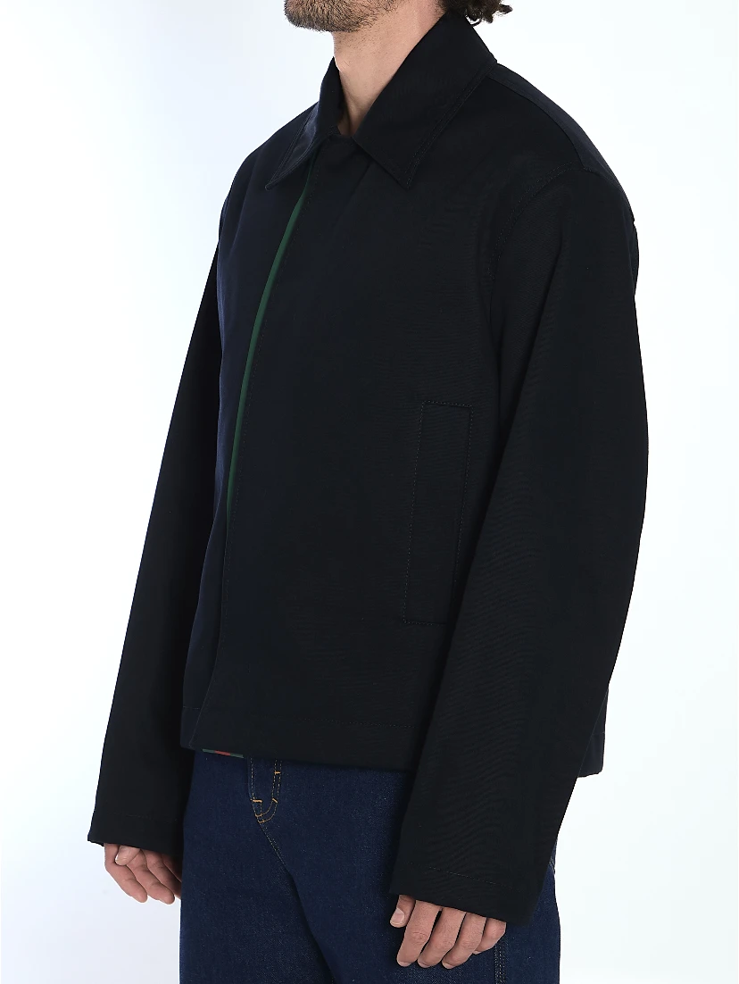 Cotton gabardine jacket