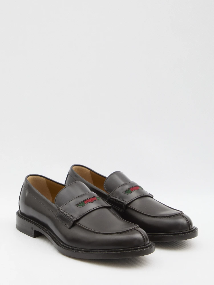 Black leather loafer alternative