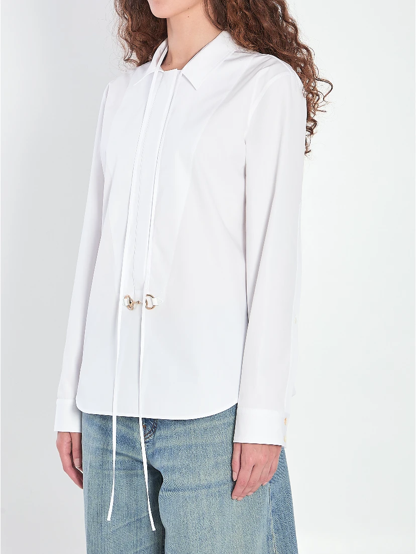 Shirt with Horsebit