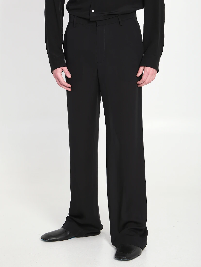 Silk georgette pants