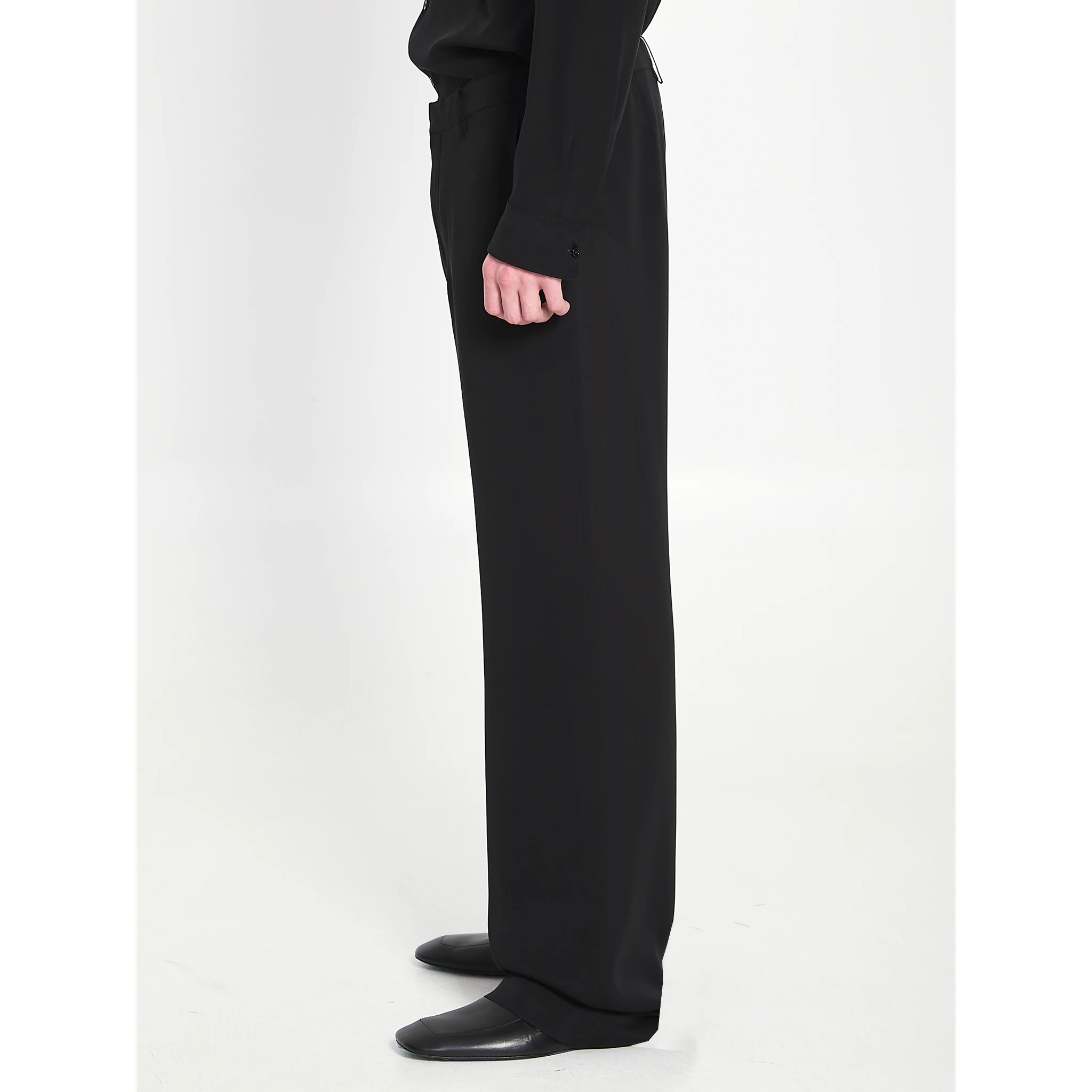 Silk georgette pants