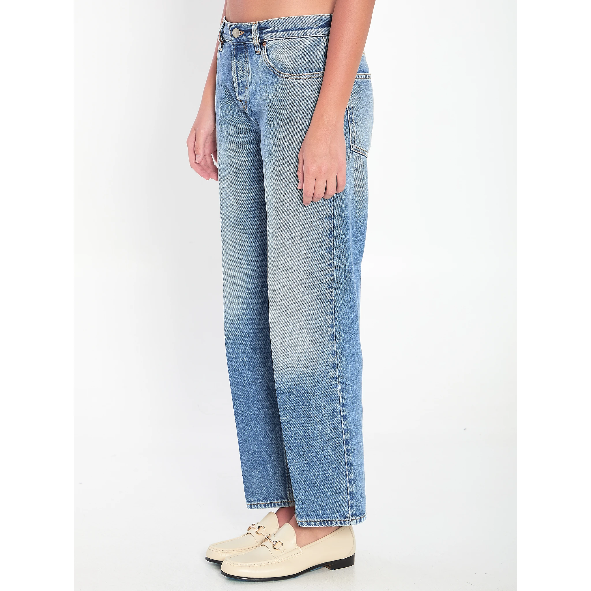 Straight-cut jeans