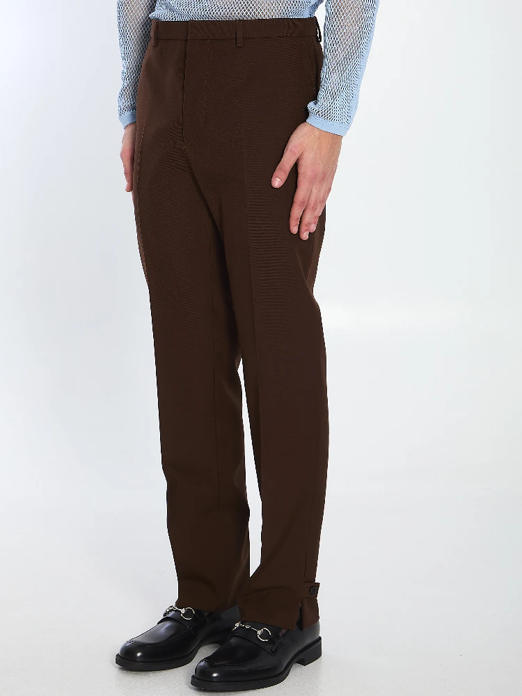 Wool twill trousers alternative