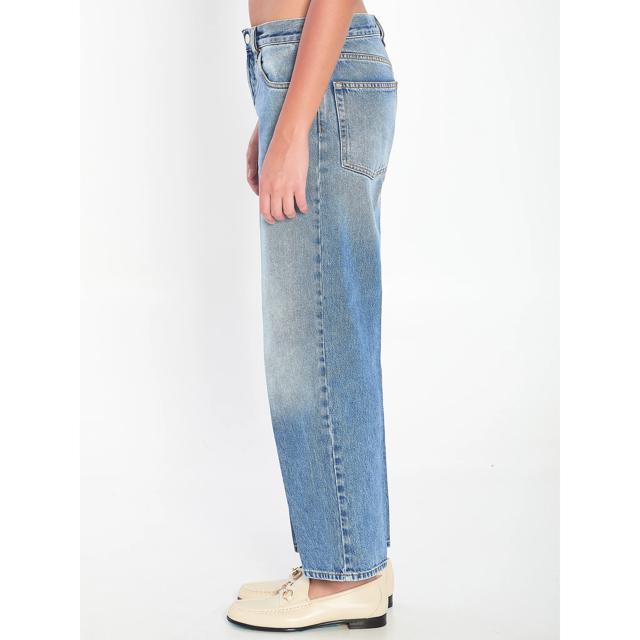 Straight-cut jeans