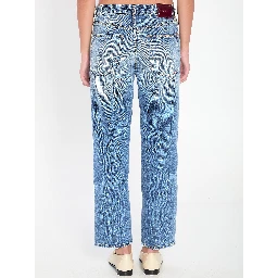 Straight-cut jeans