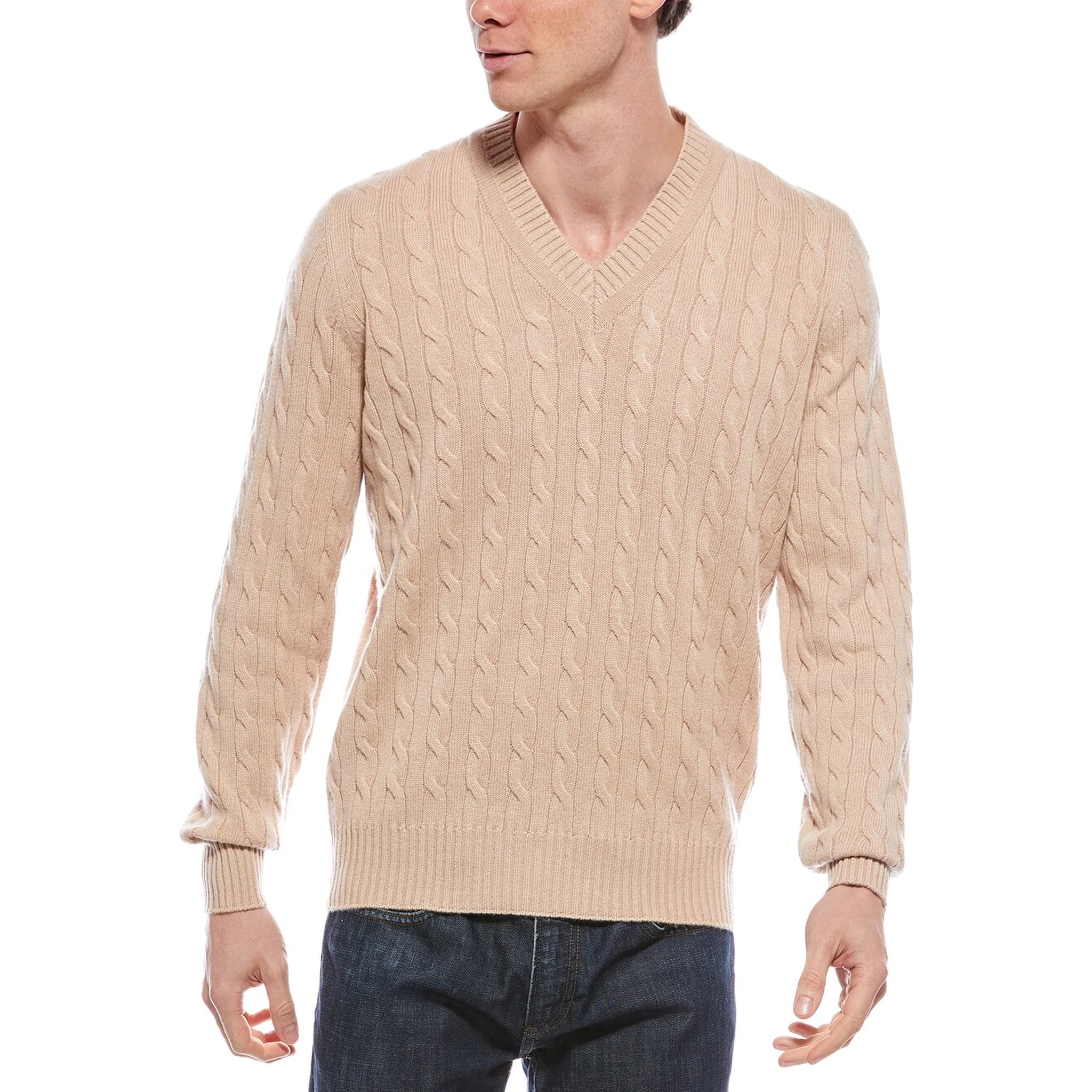 Brown Cashmere Sweatshirt