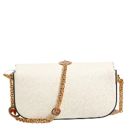Gucci x Adidas Horsebit 1955 Shoulder Bag Black/White