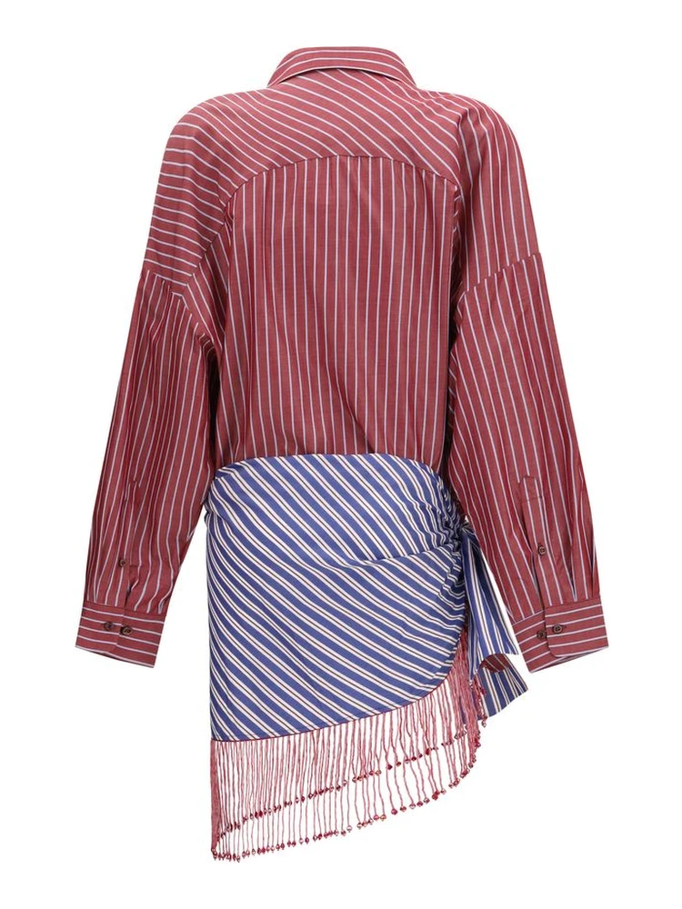 Bordeaux Cotton Casual Dress alternative