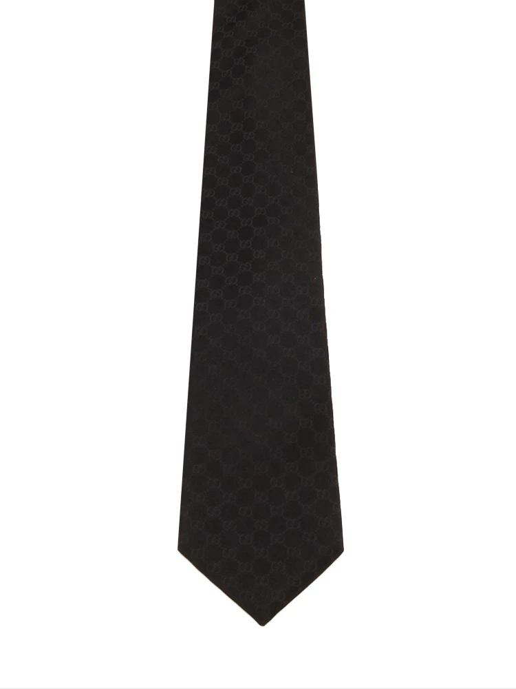 GG silk tie