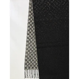 Wool and cashmere GG scarf