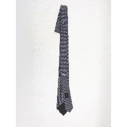 Diagonal striped tie
