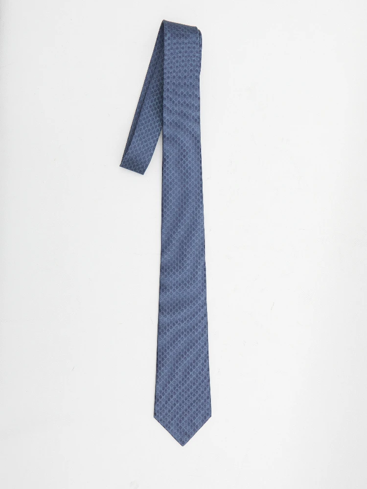 GG silk jacquard tie