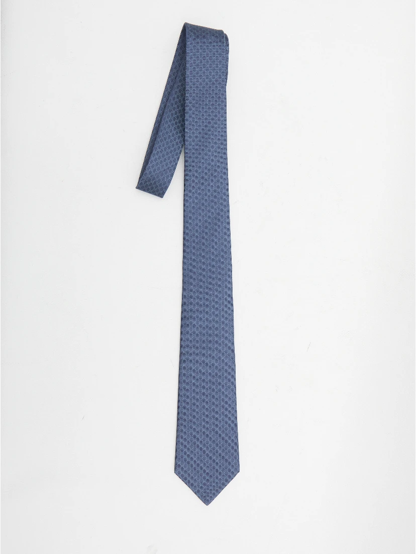 GG silk jacquard tie