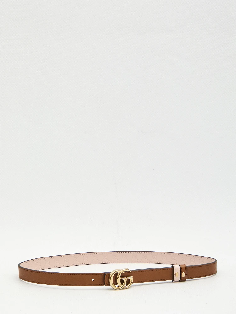 Reversible GG Marmont skinny belt