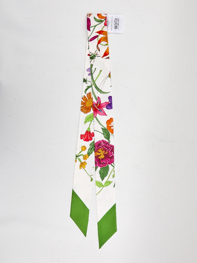 Printed silk ribbon