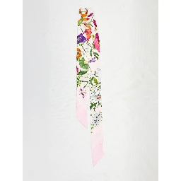 Printed silk twill ribbon