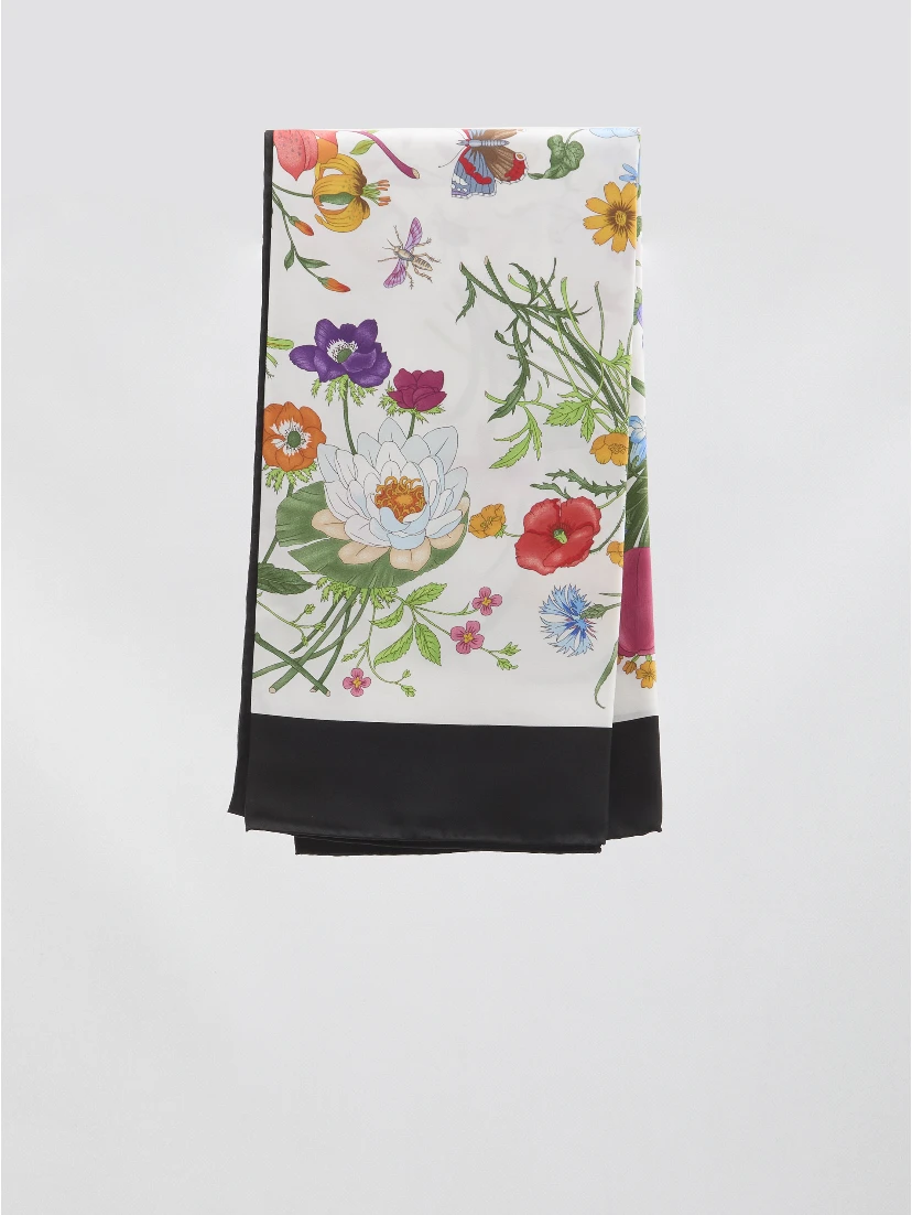 Flora print carré