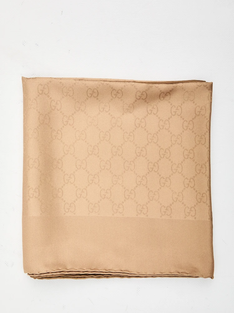 Printed silk carré
