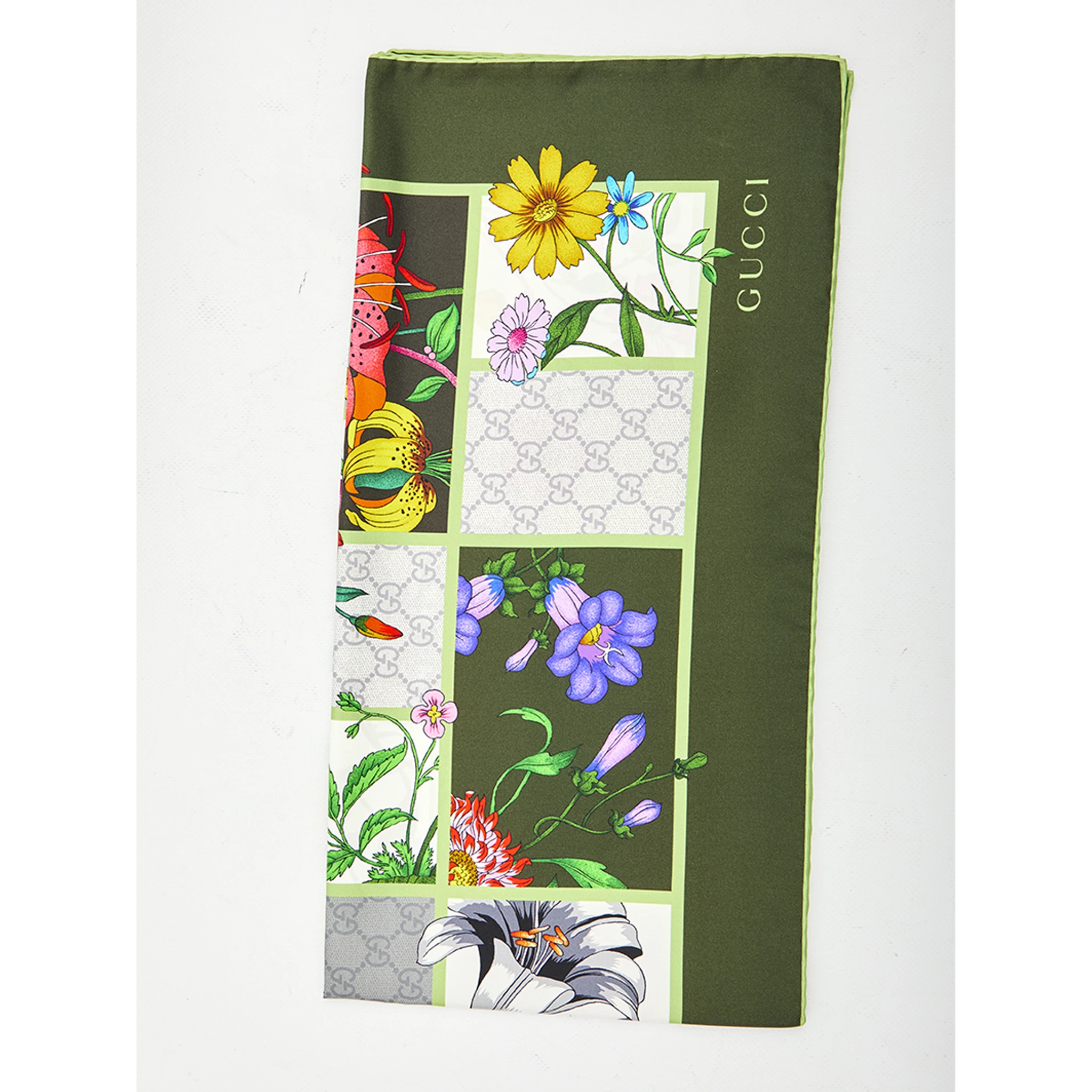 Silk twill scarf