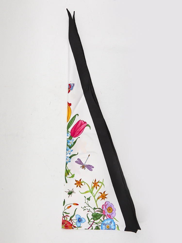 Diamond silk twill scarf